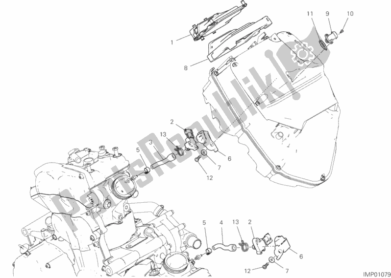 Wszystkie części do Jednostka Steruj? Ca Silnika Ducati Multistrada 1260 S ABS Thailand 2019